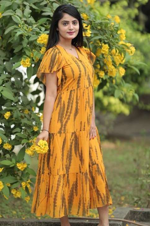 Georgette long maxi dress by Ready Wear